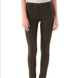 Vince Olive Green Ponte Legging Pants